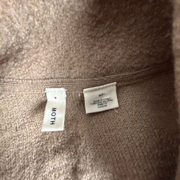 Anthropologie Moth Wool Cardigan Sweater Medium Pockets Button Front Cottagecore - Picture 3 of 13